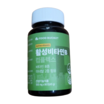 푸드버킷 활성비타민B 콤플렉스 45g, 90정, 4개