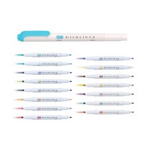 제브라 마일드라이너 형광펜, 블루그린, 50개