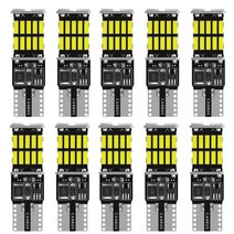 BMW 5시리즈 F10 용품 10x T10 W5W Canbus 자동차 LED 전구 미니 쿠퍼 R56 R53 E90 E46 F20 E39 Z4 인테리어 돔 라이트 트렁크 램프 주차, 빨간