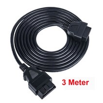1M 3M OBD2 진단 연장 케이블 16 핀 남성 16Pin 여성 커넥터 12V 24V 디젤 Gaslion 자동차 ELM327 확장