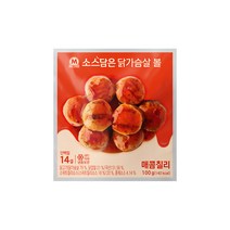미트리 소스담은 닭가슴살 볼 매콤칠리 100g, 01_소스담은 닭가슴살 볼 매콤칠리 100g 1팩, 옵션선택
