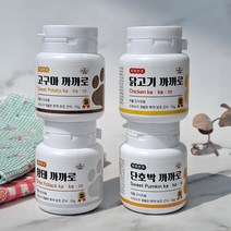 수의사 킴스펫클리닉 반려동물 강아지 고양이 약냄새 투약보조제 까까로 4종 15g 30회분, 단호박