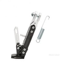 블랙 조절식 MTB 도로 자전거 킥 스탠드 주차 랙 산악 지지 사이드 킥 스탠드 발 받침대 스탠드 1 개, 05 Sliver Stand
