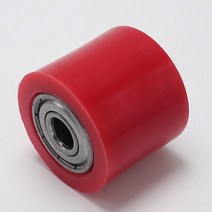 자전거 오토바이 용 휠 슬라이더 8mm 및 텐셔너 가이드 드라이브 체인 롤러 풀리, [09] red 10mm