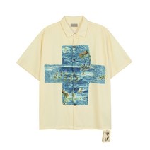 KAPITAL MAN 히라타 와히로 하와이안 셔츠 커플 인조