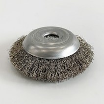 브러쉬 컵브러쉬/반컵브러쉬/평브러쉬/4인치, 4인치 반컵 브러쉬-SUS(스텐)