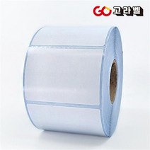 유포지 라벨 70x50 1롤1 100장 바코드프린터 롤라벨, 75지관 유포지 70x50 1롤 1100장
