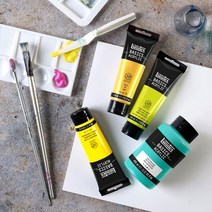 리퀴텍스 베이직 아크릴 물감 118ml 낱색(48칼라), 312 LIGHT GREEN PERMANENT