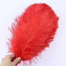 자연 흰색 타조 깃털 웨딩 홈 장식 15-20cm/25-30cm/30-35cm 테이블 중심 공예 10 개/묶음, [01] Red, [01] 30-35cm