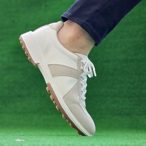 국산 남자 푹신한 쿠션 스파이크리스 골프화 미끄럼방지 독일군 남성 클래식골프화