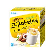 [유점빵] 담터 고구마라떼 216g (18g X 12T), 6상자, 18g
