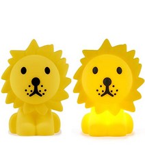 Mr Maria 미스터 마리아 FIRST LIGHT miffy and friends 미피&프렌즈 퍼스트 라이트 USB 케이블 충전식 LED 무선 6단계로 조광 Lion MM-007L