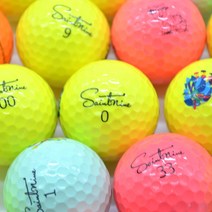 세인트나인 컬러 A 등급 10알 라운딩용 골프로스트볼