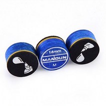 큐 팁 14mm 가죽 소프트미디엄하드 옵션 6 겹 풀 당구 스틱 액세서리 스토, 10 PCS, Soft