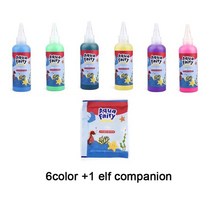 몬테소리 교육용 매직 워터 베이비 장난감 100ml 바다 몰드 종이 접기 엘프 수제 DIY 재료 세트 어린이 퍼즐, [10] 6color 1 elf
