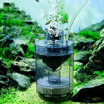 어항여과기 테트라 슈퍼쌍기 스펀지 여과기 버블필터 어항 미니 쌍기 새로운 수족관 탱크 자동 물고기 똥 대변 흡입 분리기 필터 수집기 ​​물고기 대변 유형 진공 u 청소기, a