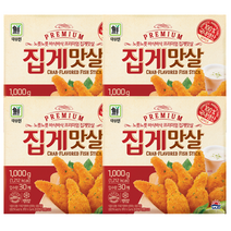 사조대림 집게맛살 1kg x4개, 4개