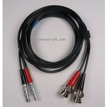 결함 탐지기용 초음파 케이블 Lemo00B 듀얼 산업용 동축 RG174 스타일과 호환, 한개옵션0