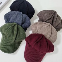 마메든 울 육각모자/남성 여성 겨울 따뜻한 니트 패션모자 6color