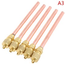 에어컨 냉매 가스 충전기 자동차 5개/몫 서비스/액세스 밸브 1/4 