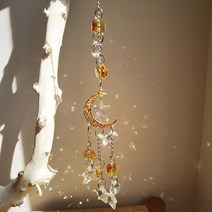 썬캐쳐 자개모빌 인테리어 colorful crystals suncatcher hang, 크리스탈 m0789