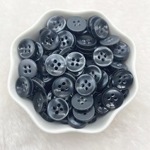 예쁜단추 코트 똑딱이 수입 보석 금장 단추 50pcs 12mm 컬러 수지 고양이 눈 단추 pearllight 그릇 모양 네 눈 단추 웨딩 장식 바느질 액세서리, 44