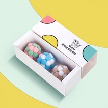 Hoopet 대화 형 장난감 고양이 3Pcs 공 벨 Catnip 고양이를위한 박제 모피 볼 애완 동물 메이플 리프 빛나는, As Picture Show1