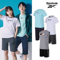[REEBOK] 리복키즈 주니어 흡한속건 티셔츠팬츠 6종세트