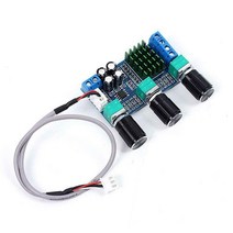 TPA3116D2 오디오 증폭기 보드 DC12-24V 2X80W 고성능 디지털 스테레오 음량 조절 사운드 보드 자동차 스피커 모듈, 하나, 보여진 바와 같이