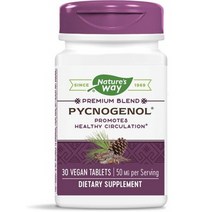 네이쳐스웨이 피크노제놀 50mg 해양소나무껍질 비건타블렛 30정-OHCNP324, 1개, 30개