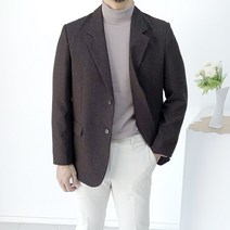 반즈 남자 겨울 울 고방체크 캐주얼 블레이저 자켓2color