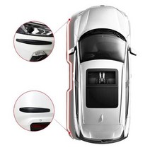 자동차 범퍼 가드 K3 앞범퍼 보호대 캐스퍼 모닝, 블랙(6개세트)