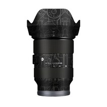 시그마 24 70mm f2.8 dg dn용 시그마 24 70 렌즈 비닐 데칼 스킨 랩 아트 렌즈(소니 e마운트용) 스티커 커버 필름, 판타지 실버