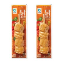 우리집 닭가슴살한입꼬치80gX2 로제 홈메이킹 간단요리 캠핑 추석 설날 명절 청정원 행복한 식재료, 1개