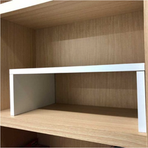 [oxmall] ㄷ자선반, 화이트, 3개