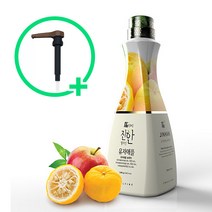 웰파인더진한 유자애플 1.5kg + 브라운범용펌프, 단품