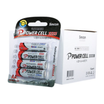 신콘 AA충전지 4조 블리스터 POWERCELL3333B, 4개입, 10개