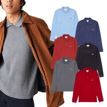 라코스테 라코스테 남성 클래식핏 카라 긴팔티셔츠 6종 택1