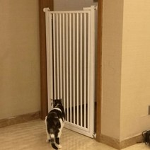 [kirahosi]고양이 방묘문 방묘창 베란다 견문 고양이문 안전문, 높이 110cm_적용 폭 55-60 cm, 높이 110cm_적용 폭 55-60 cm
