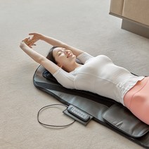 하루 안마매트 전신 안마기 스트레칭 마사지기 누워서하는 온열 마사지 매트, 코지베이지