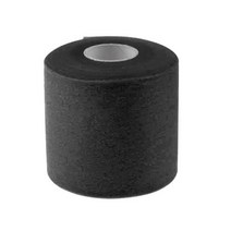 Anti Skid Handle Sweatband Damping Membrane Sports Squash Badminton Tennis Soft 7cmx27m Wrap Cushion, Black