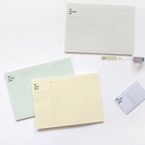 [건망증] 더메모 빅패드 노트(노트패드 대떡메모지), monthly