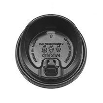 12온스 16온스 20온스 22온스 종이컵뚜껑 머그리드롱개폐 블랙 1000개, 1박스