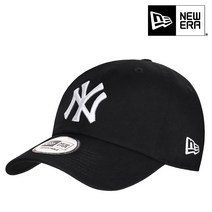 뉴에라 공용 뉴욕 양키스 캐주얼 클래식 920 볼캡 워싱블랙 60112742, 60112742_워싱블랙, OSFM