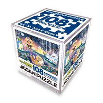 뽀롱뽀롱뽀로로 108 pcs 미니직소퍼즐: 숲속의 정원, 학산문화사