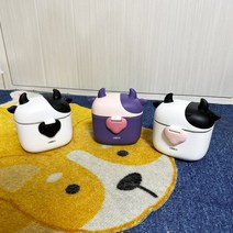 휴대용 간식통 230g 사료통 까까통 간식보틀 강아지 고양이, 퍼플
