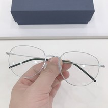 덴마크 브랜드 티타늄 초경량 타원형 안경테 남성용 나사가 없는 512