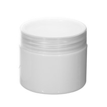 허브스프레이 크림용기 PET 50g 백색용기 흰색캡 검정캡 투명캡, 1개