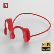골전도 블루투스 이어폰 헤드폰 이어 후크 스포츠 이어폰 방수 무선 러닝 헤드셋 스테레오 핸즈프리마이크 포함, 빨간색 상자 없음