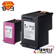 M170 / M170XL / C170 / C170XL SUPER 삼성 재생잉크, 1개, M170XL 프리미엄 검정 잔량확인O